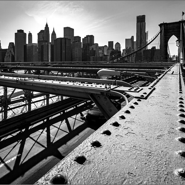 New York: veduta di Lower Manhattan dal Brooklyn Bridge - © Massimo Vespignani