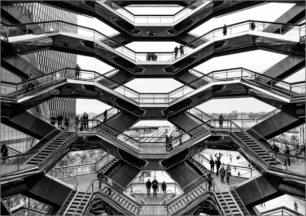 New York: strutture interne del Vessel - © Massimo Vespignani